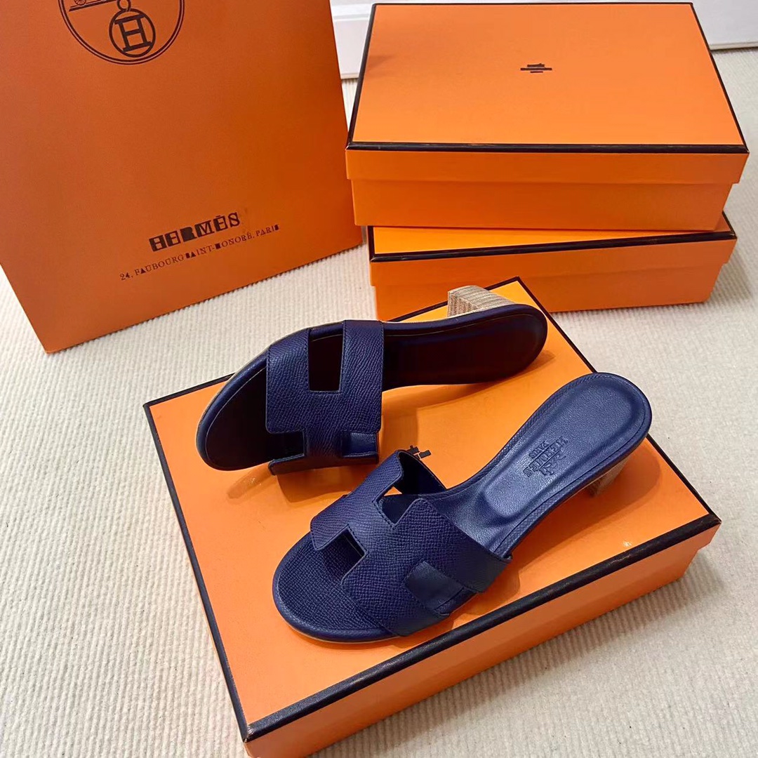 에르메스 올수공 오아시스 슬리퍼 샌들 앱송 38